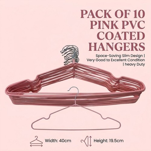 Pink non slip pvc metal - 10,