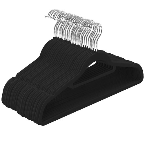 100x velvet coat hangers - 40/100x,