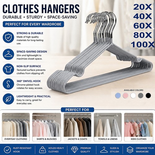 Strong metal coat hangers - strong,