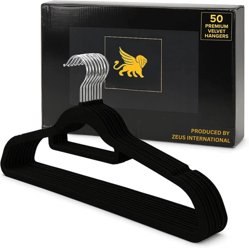 Velvet hangers pack - pack, of