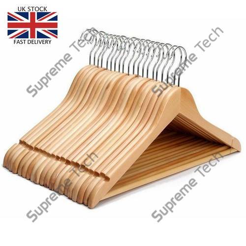 100 wooden coat hangers - wooden,