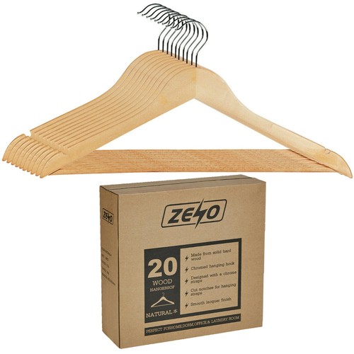 Wooden coat hangers suit - 20,