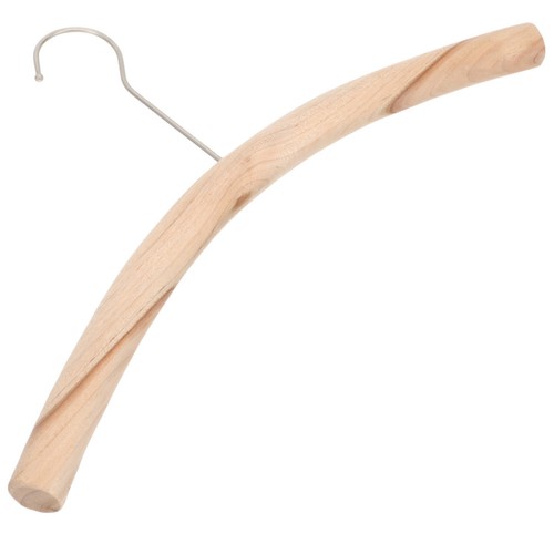Khaki wood clothes hangers - khaki,