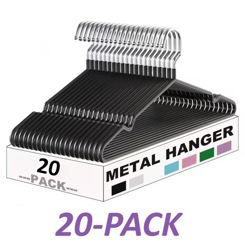 20pcs metal clothes hangers - 20pcs,